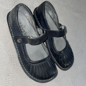 Alegria Women’s Casual Mary Jane’s Size 35 U.S. 5 M Black Leather Going Out Fun